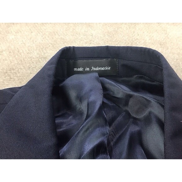 Lauren Ralph Lauren Vtg Blazer Men's 42R Navy Blue Wool Gold Buttons Sport Coat - Picture 4 of 16